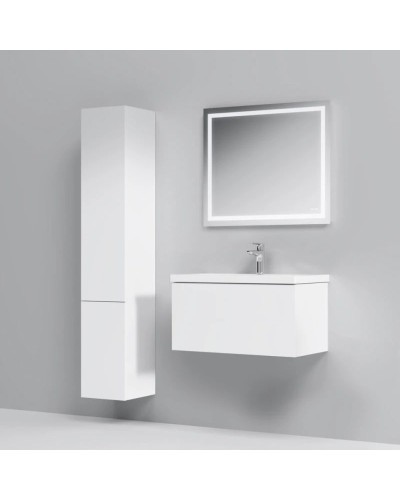 Тумба с раковиной белый глянец 76 см Am.Pm Gem M90FHX07521WG + M90WCC0752WG