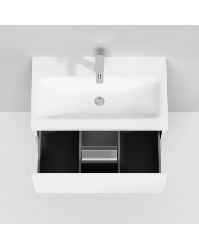 Тумба с раковиной белый глянец 76 см Am.Pm Gem M90FHX07521WG + M90WCC0752WG