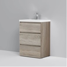 Тумба с раковиной светлый дуб 61 см Am.Pm Gem M91FSX0602OF + M90WCC0602WG