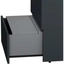 Тумба с раковиной графит матовый 61 см Am.Pm Gem S M91FSX0602GM + M90WCC0602WG