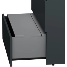 Тумба с раковиной графит матовый 76 см Am.Pm Gem S M91FSX0752GM + M90WCC0752WG
