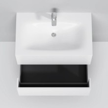 Тумба с раковиной белый глянец 81 см Am.Pm Spirit V2.0 M70AFHX0802WG + M70AWCC0802WG