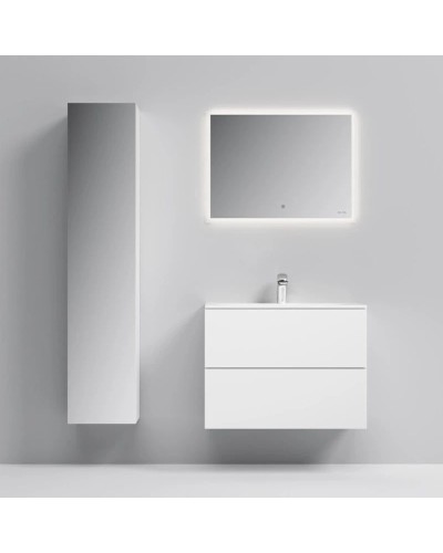 Тумба с раковиной белый глянец 81 см Am.Pm Spirit V2.0 M70AFHX0802WG + M70AWCC0802WG