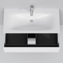 Тумба с раковиной белый глянец 101 см Am.Pm Spirit V2.0 M70AFHX1002WG + M70AWCC1002WG