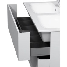 Тумба с раковиной белый глянец 121 см Am.Pm Spirit V2.0 M70AFHD1202WG + M70AWCD1202WG