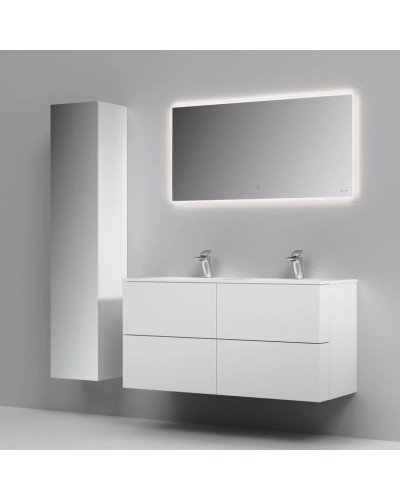 Тумба с раковиной белый глянец 121 см Am.Pm Spirit V2.0 M70AFHD1202WG + M70AWCD1202WG