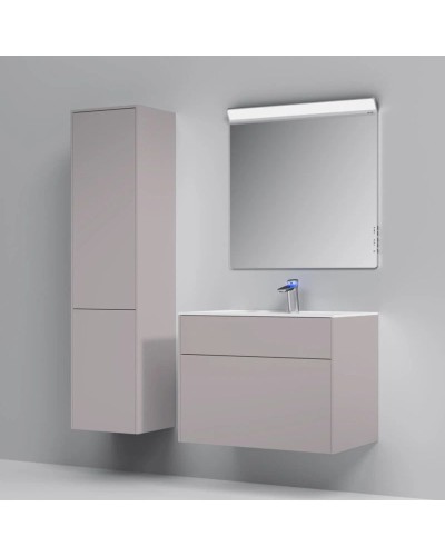 Тумба с раковиной серый матовый 80,8 см Am.Pm Inspire 2.0 M50AFHX0803EGM + M50AWPX0801WG