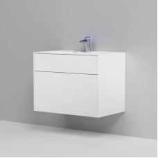 Тумба с раковиной белый матовый 80,8 см Am.Pm Inspire 2.0 M50AFHX0803WM + M50AWPX0801WG