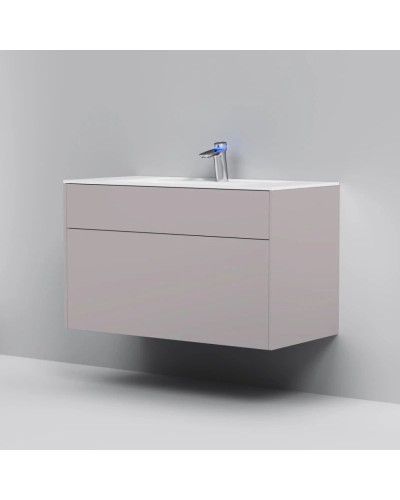 Тумба с раковиной серый матовый 100,8 см Am.Pm Inspire 2.0 M50AFHX1003EGM + M50AWPX1001WG
