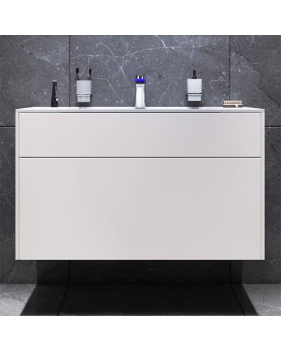 Тумба с раковиной белый матовый 100,8 см Am.Pm Inspire 2.0 M50AFHX1003WM + M50AWPX1001WG