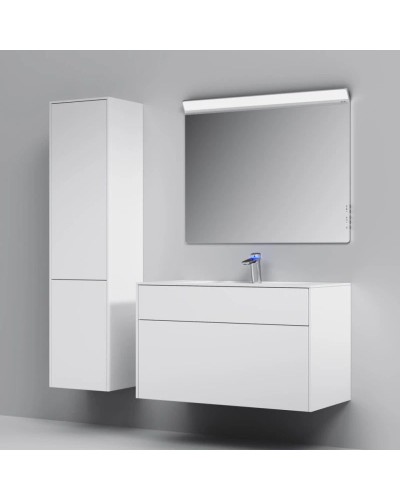Тумба с раковиной белый матовый 100,8 см Am.Pm Inspire 2.0 M50AFHX1003WM + M50AWPX1001WG