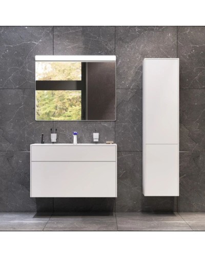 Тумба с раковиной белый матовый 100,8 см Am.Pm Inspire 2.0 M50AFHX1003WM + M50AWPX1001WG