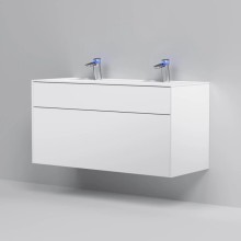 Тумба с раковиной белый матовый 120,8 см Am.Pm Inspire 2.0 M50AFHX1203WM + M50AWPC1201WG