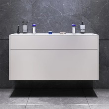 Тумба с раковиной белый матовый 120,8 см Am.Pm Inspire 2.0 M50AFHX1203WM + M50AWPC1201WG