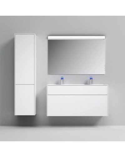 Тумба с раковиной белый матовый 120,8 см Am.Pm Inspire 2.0 M50AFHX1203WM + M50AWPC1201WG