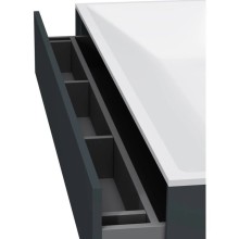 Тумба с раковиной графит матовый 120,8 см Am.Pm Inspire 2.0 M50AFHX1203GM + M50AWPC1201WG