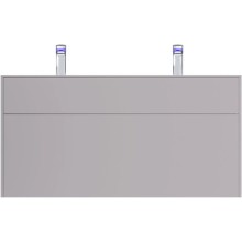 Тумба с раковиной серый матовый 120,8 см Am.Pm Inspire 2.0 M50AFHX1203EGM + M50AWPC1201WG