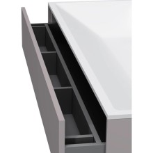 Тумба с раковиной серый матовый 120,8 см Am.Pm Inspire 2.0 M50AFHX1203EGM + M50AWPC1201WG