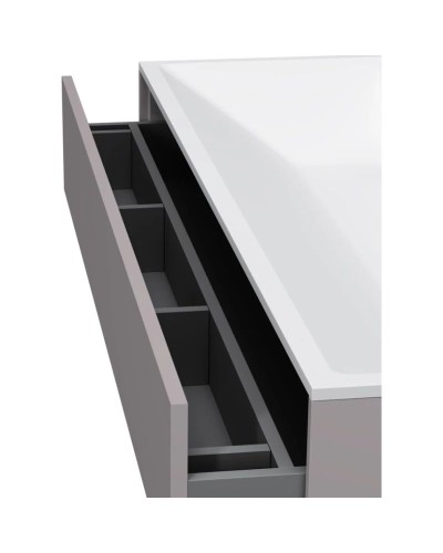 Тумба с раковиной серый матовый 120,8 см Am.Pm Inspire 2.0 M50AFHX1203EGM + M50AWPC1201WG