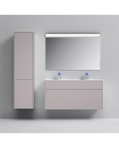 Тумба с раковиной серый матовый 120,8 см Am.Pm Inspire 2.0 M50AFHX1203EGM + M50AWPC1201WG