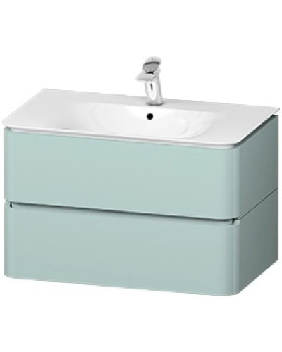 Тумба с раковиной мятный глянец 80 см Am.Pm Sensation M30FHX0802GG + M30WPC0801WG