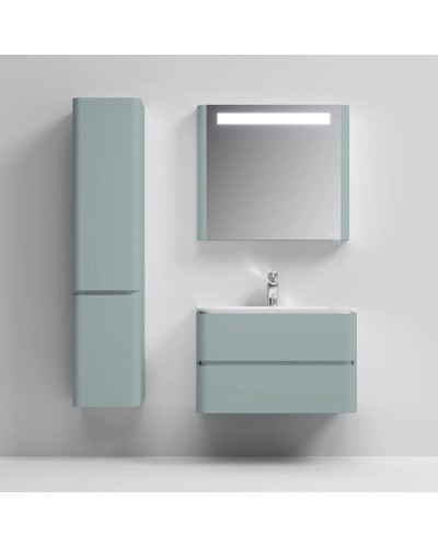 Тумба с раковиной мятный глянец 80 см Am.Pm Sensation M30FHX0802GG + M30WPC0801WG