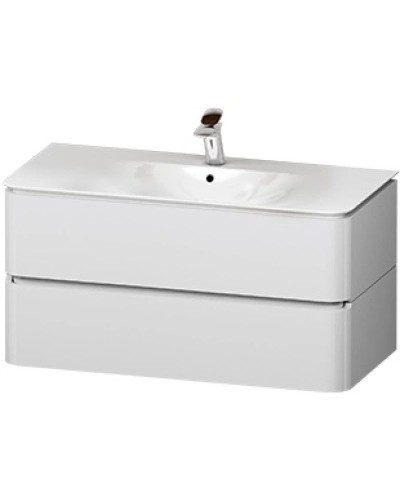 Тумба с раковиной серый шелк глянец 100 см Am.Pm Sensation M30FHX1002FG + M30WPC1001WG