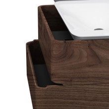 Тумба с раковиной орех 80 см Am.Pm Sensation M30FHX0802NF + M30WPC0801WG