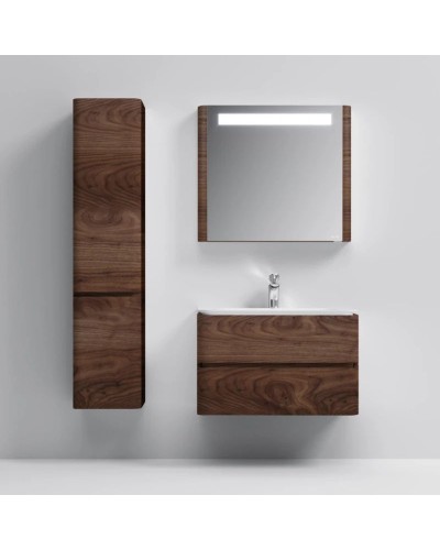 Тумба с раковиной орех 80 см Am.Pm Sensation M30FHX0802NF + M30WPC0801WG