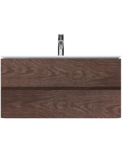 Тумба с раковиной табачный дуб 100 см Am.Pm Sensation M30FHX1002TF + M30WPC1001WG