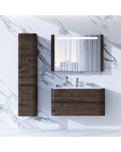 Тумба с раковиной табачный дуб 100 см Am.Pm Sensation M30FHX1002TF + M30WPC1001WG