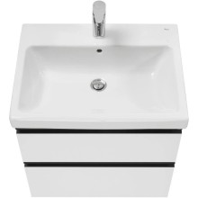 Тумба с раковиной белый глянец 60 см Roca Domi 857532806 + 3270M1004