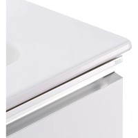 Тумба с раковиной белый глянец 80,5 см Roca The Gap 857553806 + 32799C000