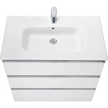 Тумба с раковиной белый глянец 80,5 см Roca The Gap 857553806 + 32799C000