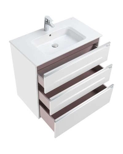 Тумба с раковиной белый глянец 80,5 см Roca The Gap 857553806 + 3279A4000