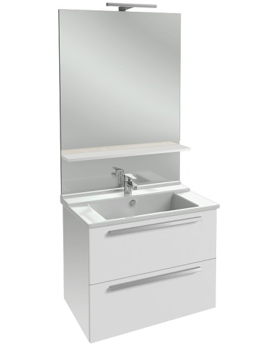 Тумба под раковину Jacob Delafon Struktura 77 EB1277-N18 подвесная Белая