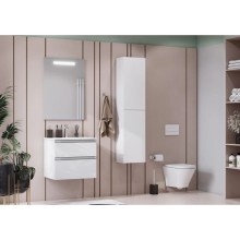 Тумба с раковиной белый глянец 60,5 см Roca The Gap 857550806 + 3279A8000