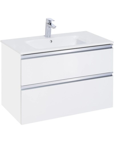 Тумба с раковиной белый глянец 80,5 см Roca The Gap 857551806 + 3279A4000