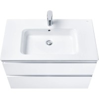 Тумба с раковиной белый глянец 80,5 см Roca The Gap 857551806 + 3279A4000