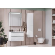 Тумба с раковиной белый глянец 80,5 см Roca The Gap 857551806 + 3279A4000