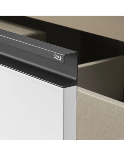 Тумба с раковиной белый глянец 80 см Roca Domi 857536806 + 3279A4000