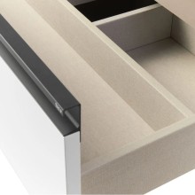 Тумба с раковиной белый глянец 80 см Roca Domi 857536806 + 3279A4000