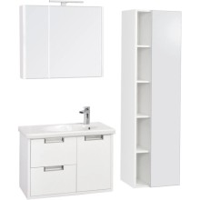 Тумба с раковиной белый глянец 80 см Roca Etna 857301806 + 32700A000