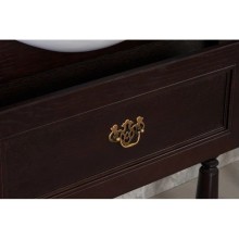 Тумба с раковиной дуб тёмный шоколад 85 см Roca America Evolution L ZRU9302959 + 327206000