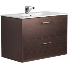Тумба с раковиной венге 80,5 см Roca Victoria Nord ZRU9000031 + 32799C000