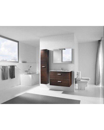 Тумба с раковиной венге 80,5 см Roca Victoria Nord ZRU9000031 + 32799C000