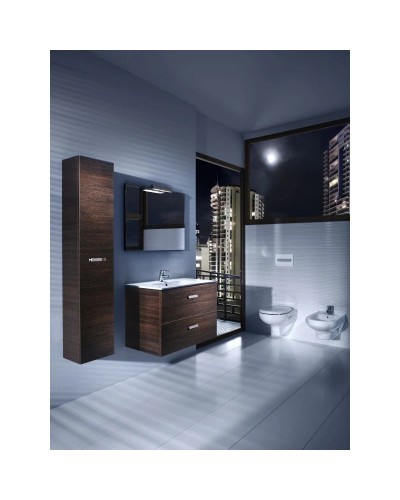 Тумба с раковиной венге 80,5 см Roca Victoria Nord ZRU9000031 + 32799C000