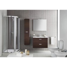 Тумба с раковиной венге 80,5 см Roca Victoria Nord ZRU9000031 + 32799C000