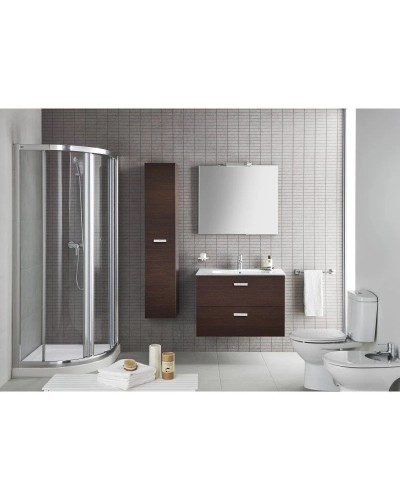 Тумба с раковиной венге 80,5 см Roca Victoria Nord ZRU9000031 + 32799C000