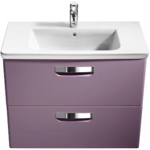 Тумба с раковиной фиолетовый 80 см Roca The Gap ZRU9302740 + 327470000